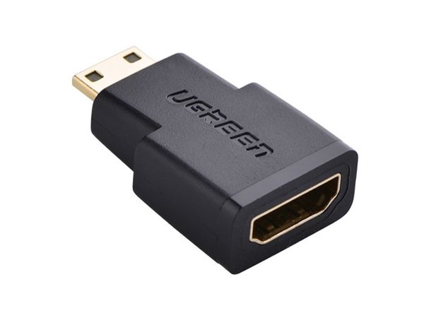 Đầu chuyển đổi Mini HDMI to HDMI (Male to Female) Ugreen 20101, Phụ kiện điện tử Hà Nội - Phụ Kiện Điện Tử Việt Nam Đầu chuyển đổi Mini HDMI to HDMI (Male to Female) Ugreen 20101, Phụ kiện điện tử Hà Nội - Phụ Kiện Điện Tử Việt Nam