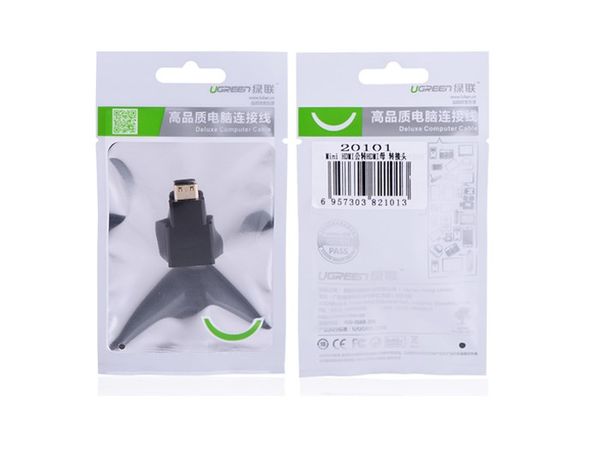 Đầu chuyển đổi Mini HDMI to HDMI (Male to Female) Ugreen 20101, Phụ kiện điện tử Hà Nội - Phụ Kiện Điện Tử Việt Nam Đầu chuyển đổi Mini HDMI to HDMI (Male to Female) Ugreen 20101, Phụ kiện điện tử Hà Nội - Phụ Kiện Điện Tử Việt Nam