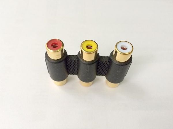Đầu nối RCA/AV 1-1 và 3-3 2 đầu âm, Đầu nối cáp AV, RCA phụ kiện điện tử - Phụ Kiện Điện Tử Việt Nam Đầu nối RCA/AV 1-1 và 3-3 2 đầu âm, Đầu nối cáp AV, RCA phụ kiện điện tử - Phụ Kiện Điện Tử Việt Nam
