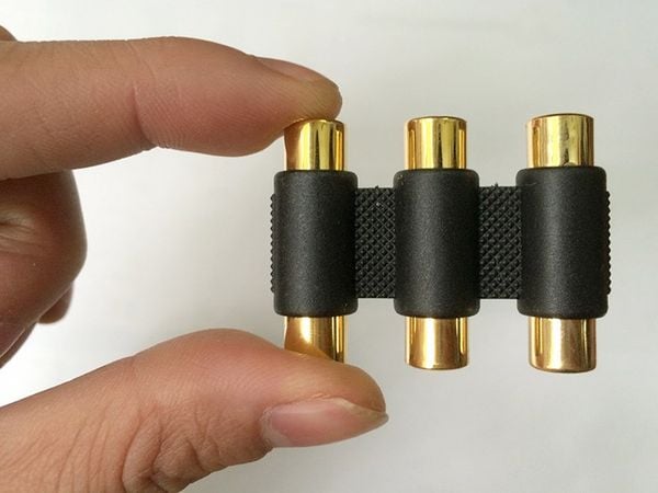 Đầu nối RCA/AV 1-1 và 3-3 2 đầu âm, Đầu nối cáp AV, RCA phụ kiện điện tử - Phụ Kiện Điện Tử Việt Nam Đầu nối RCA/AV 1-1 và 3-3 2 đầu âm, Đầu nối cáp AV, RCA phụ kiện điện tử - Phụ Kiện Điện Tử Việt Nam