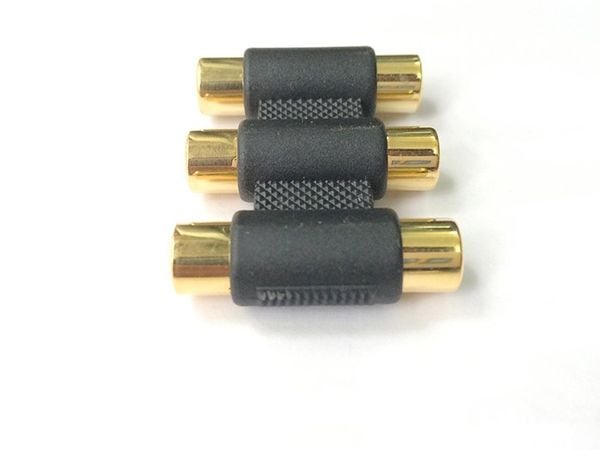 Đầu nối RCA/AV 1-1 và 3-3 2 đầu âm, Đầu nối cáp AV, RCA phụ kiện điện tử - Phụ Kiện Điện Tử Việt Nam Đầu nối RCA/AV 1-1 và 3-3 2 đầu âm, Đầu nối cáp AV, RCA phụ kiện điện tử - Phụ Kiện Điện Tử Việt Nam
