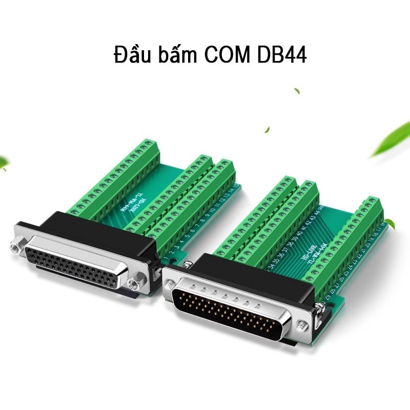 Đầu bấm cổng COM DB44 HD-LINK YL-SM-44M đầu đực kèm vỏ ốp - Phụ Kiện Điện Tử Việt Nam