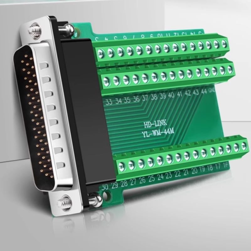 Đầu bấm cổng COM DB44 HD-LINK YL-SM-44F đầu cái kèm vỏ ốp - Phụ Kiện Điện Tử Việt Nam