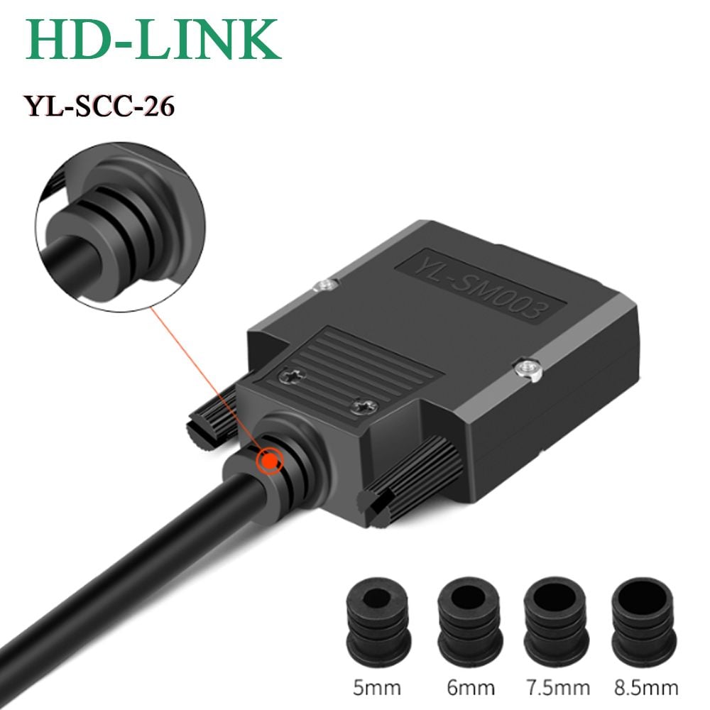 Đầu bấm cổng DB26 cái female bắt vít kèm vỏ ốp nhựa chân đồng HD-LINK YL-SCC-26F/M - Phụ Kiện Điện Tử Việt Nam Đầu bấm cổng DB26 cái female bắt vít kèm vỏ ốp nhựa chân đồng HD-LINK YL-SCC-26F/M - Phụ Kiện Điện Tử Việt Nam