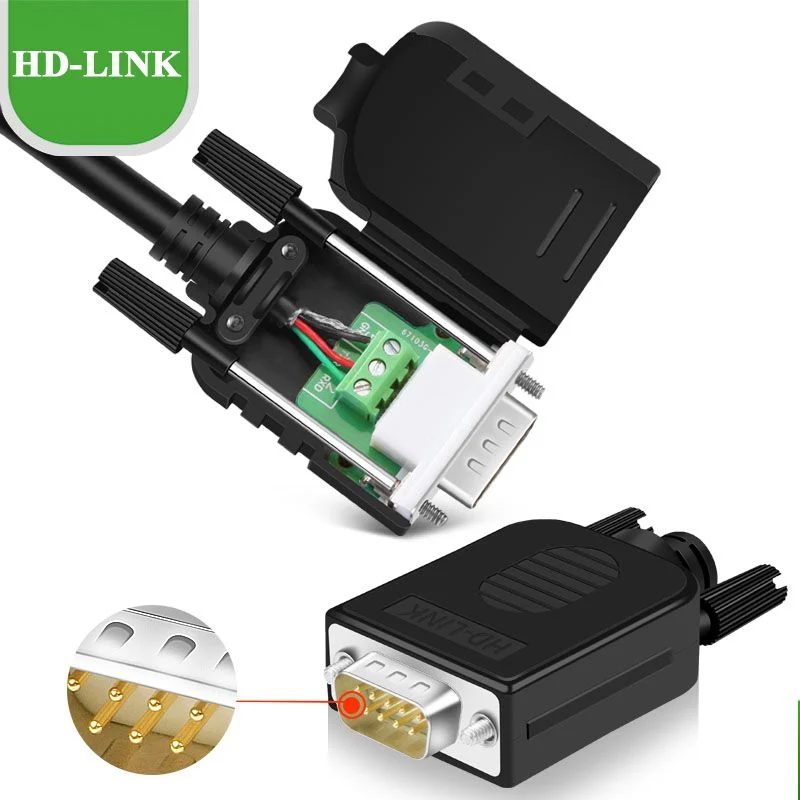 Đầu bấm DB9 RS232 Male - Female chân 2,3,5 HD-Link YL-SJCG-09DMF dùng làm cáp RS232C - Phụ Kiện Điện Tử Việt Nam