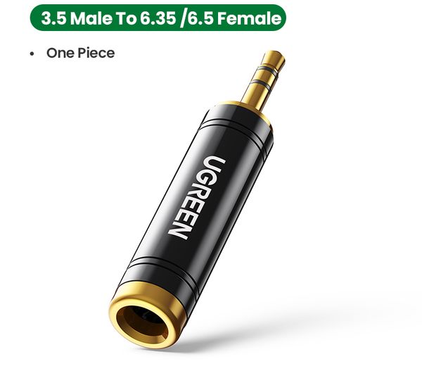 Đầu chuyển audio 6.3mm sang 3.5mm Ugreen 60711 AV168 - Phụ Kiện Điện Tử Việt Nam Đầu chuyển audio 6.3mm sang 3.5mm Ugreen 60711 AV168 - Phụ Kiện Điện Tử Việt Nam
