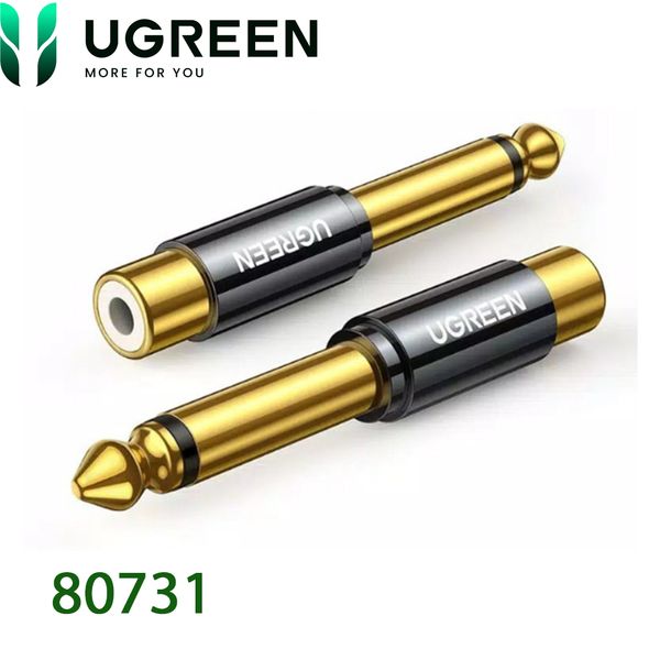 Đầu chuyển đổi âm thanh 6.5 mono đực sang AV RCA cái Ugreen 80731 - Phụ Kiện Điện Tử Việt Nam Đầu chuyển đổi âm thanh 6.5 mono đực sang AV RCA cái Ugreen 80731 - Phụ Kiện Điện Tử Việt Nam