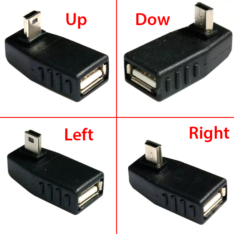 Đầu chuyển Mini USB hình thang ra USB OTG - dùng USB MP3 cho xe hơi - Phụ Kiện Điện Tử Việt Nam dau doi mini usb otg mp3 cho xe hoi