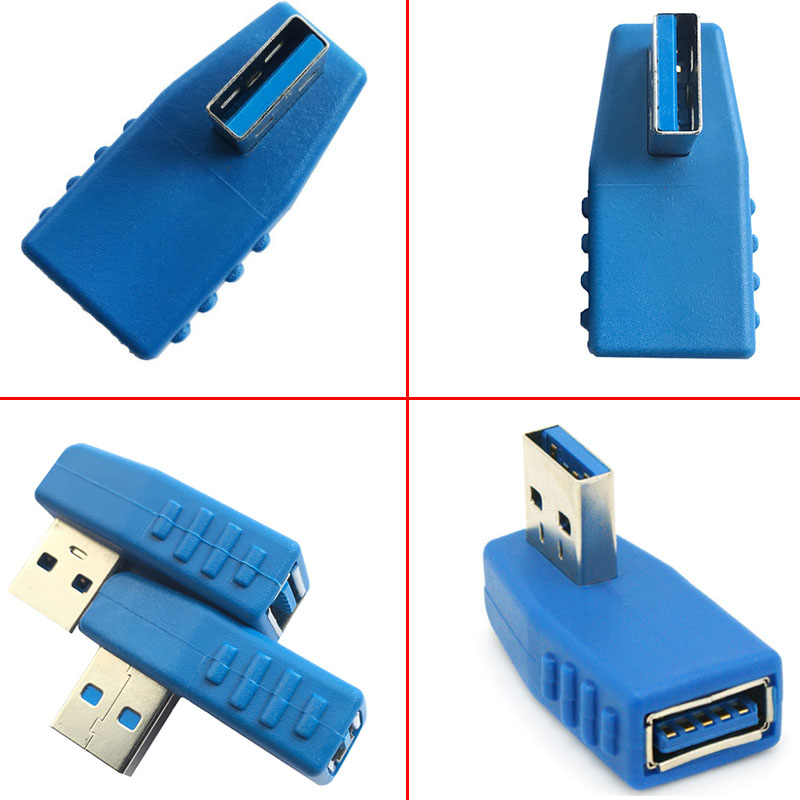 Đầu đổi USB 3.0 đầu đực đầu cái bẻ góc (xoay trái/phải) - Phụ Kiện Điện Tử Việt Nam dau doi usb 3.0 am-af