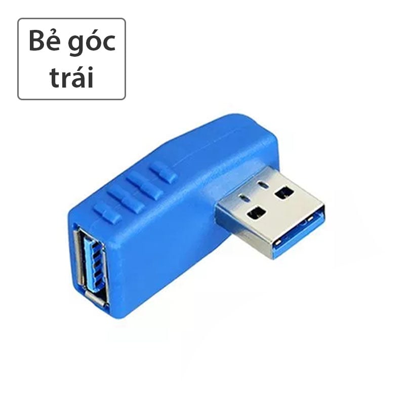 Đầu đổi USB 3.0 đầu đực đầu cái bẻ góc (xoay trái/phải) - Phụ Kiện Điện Tử Việt Nam dau doi usb 3.0 am-af