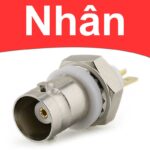 Đầu nối BNC SDI lắp mặt bích chất lượng cao – Hàn chân & bulkhead Coraon LC-RUD - Nhân hàn BNC-H