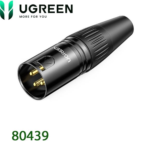Đầu hàn cổng XLR cannon 3PIN cổng đực male Ugreen 80439 AV162 - Phụ Kiện Điện Tử Việt Nam