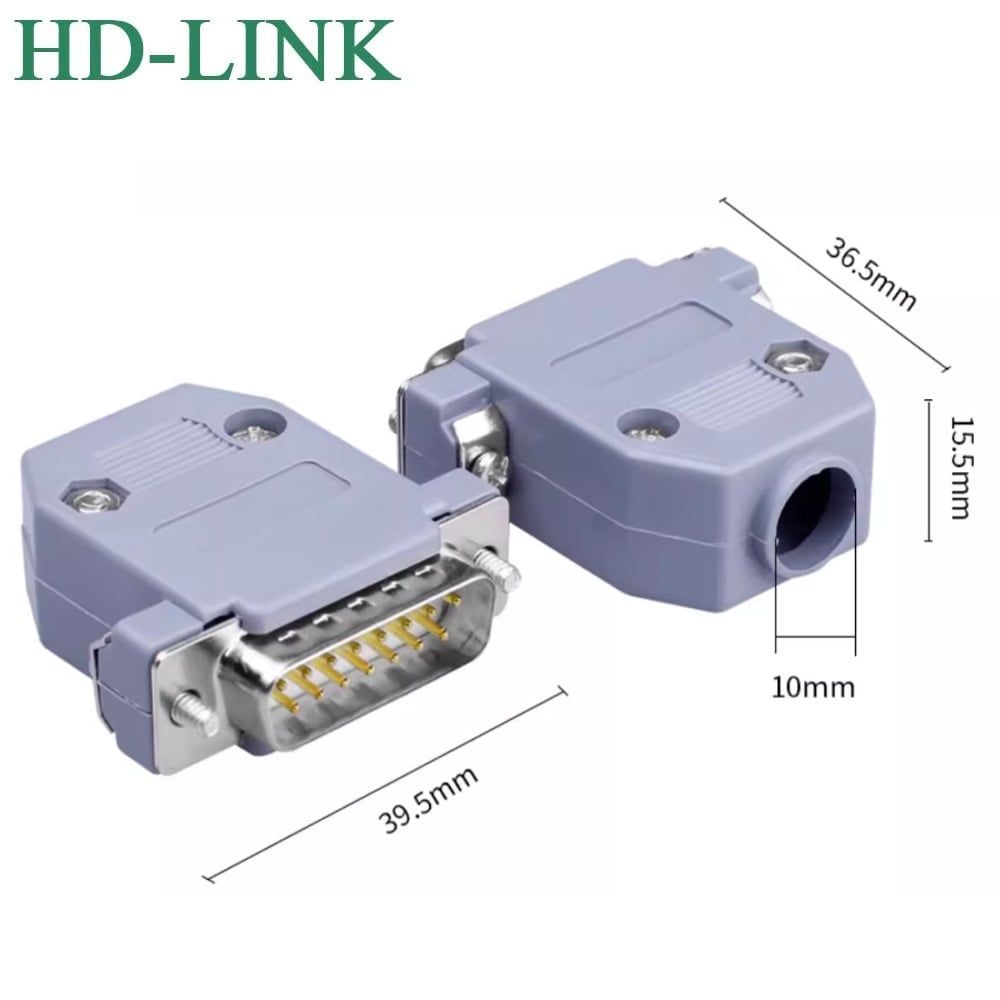 Đầu hàn DB15 2 hàng  chính hãng HD-Link YL-1513