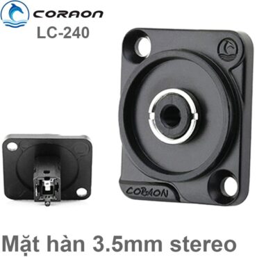 Đầu hàn jack cắm audio 3.5mm stereo Female kèm mặt bắt vít Coraon LC-240 - Phụ Kiện Điện Tử Việt Nam