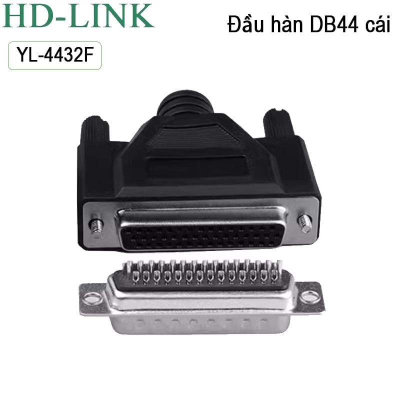 Đầu hàn COM DB44 HD-Link YL-4432M/F vỏ ốp nhựa dẻo - Phụ Kiện Điện Tử Việt Nam
