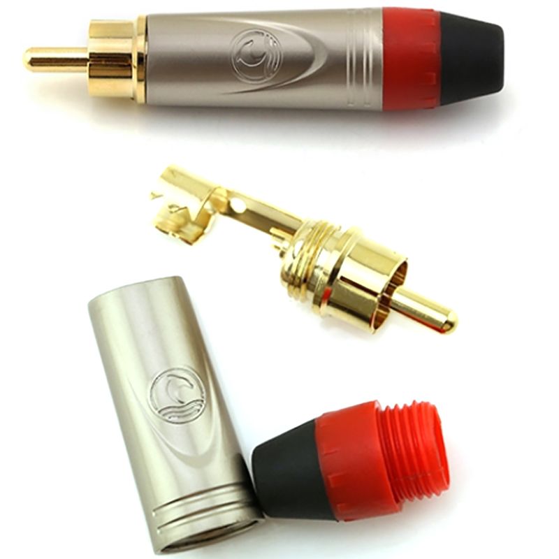 Đầu hàn jack cắm AV/RCA cho thiết bị âm thanh mạ vàng 24K vỏ hợp kim kẽm Coraon LCR2X - Phụ Kiện Điện Tử Việt Nam