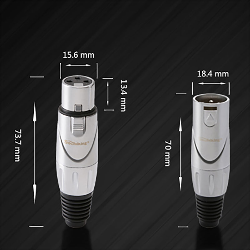 dau han jack cam xlr cannon soundking