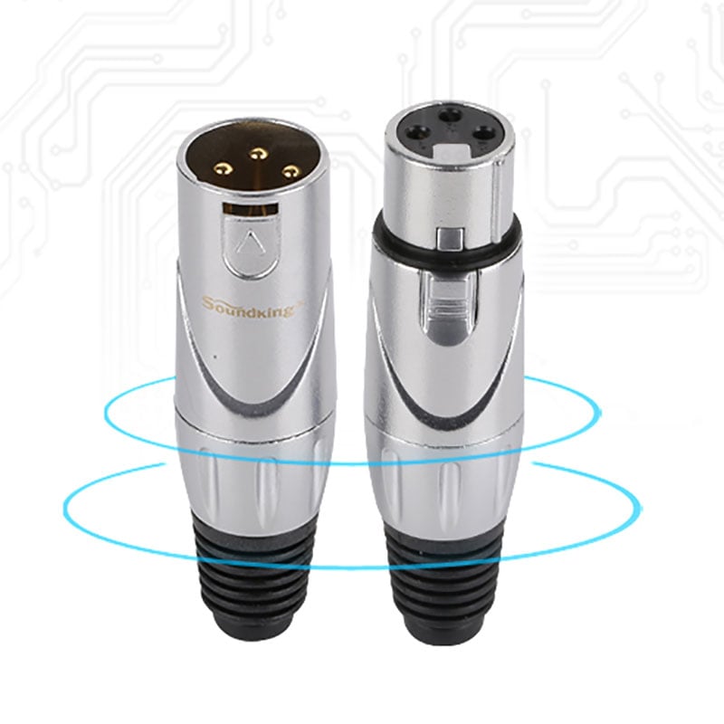 dau han jack cam xlr cannon soundking