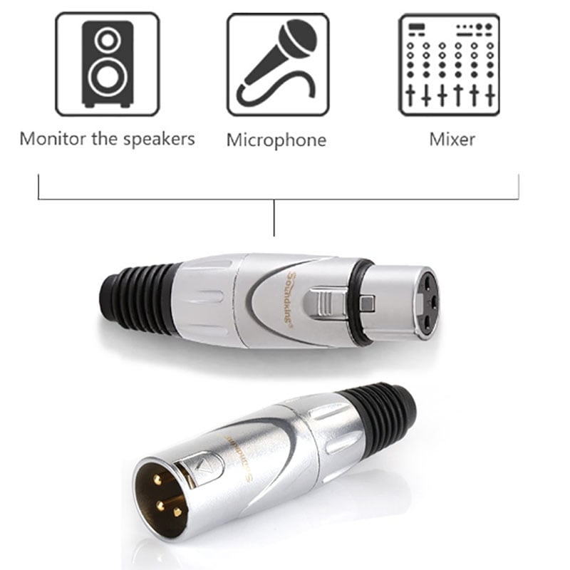 dau han jack cam xlr cannon soundking