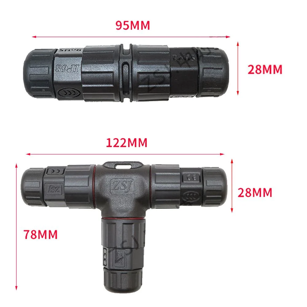 Đầu nối cút nối dây cáp điện 3 lõi 8-15mm chống nước IP68 ZSJ L25 - Phụ Kiện Điện Tử Việt Nam