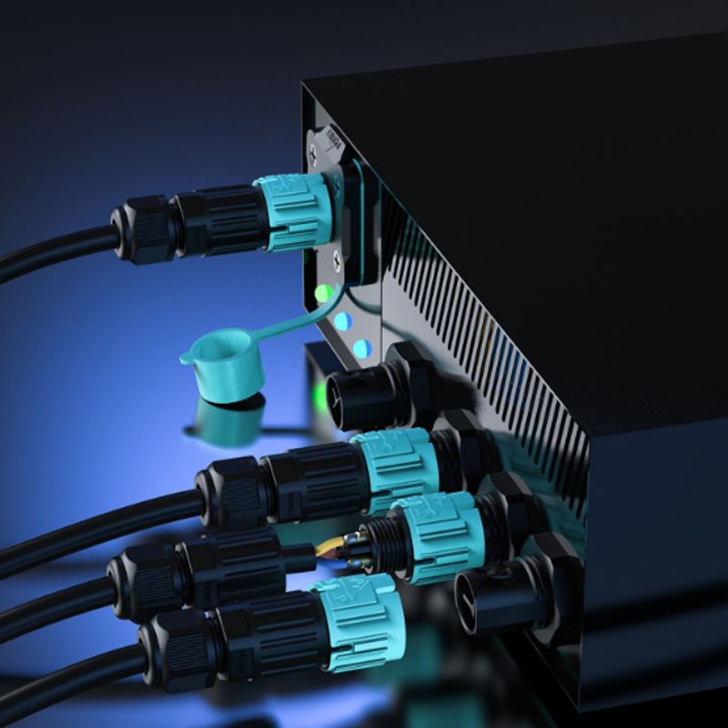 Đầu cút nối điện chống nước IP68 lắp panel hộp kỹ thuật E-Weichat EW-M15-FP - Phụ Kiện Điện Tử Việt Nam