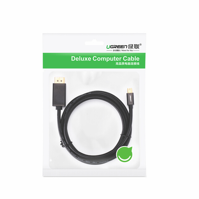 Dây cáp Mini Displayport to Displayport 1.5M 2M 3M Ugreen hỗ trợ 4K60Hz (màu đen) - Phụ Kiện Điện Tử Việt Nam day chuyen thunderbolt sang display port ugreen
