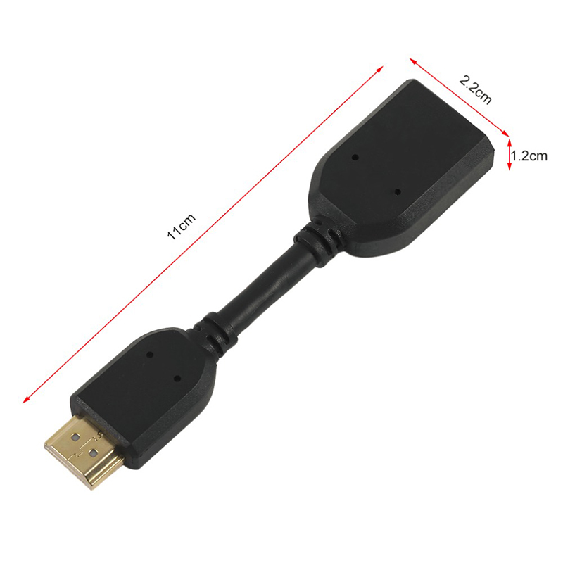 Cáp nối dài HDMI Male to Female 10cm - Cáp HD 1 đầu đực 1 đầu cài - Phụ Kiện Điện Tử Việt Nam cap-hdmi-noi-dai-ngan-10cm