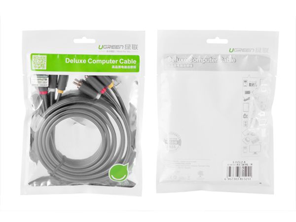 Cáp AV RCA 3 ra 3 AV RCA Ugreen mạ vàng 24K 1.5M 2M 3M 5M - Phụ Kiện Điện Tử Việt Nam cáp av 3 đầu hoa sen rca