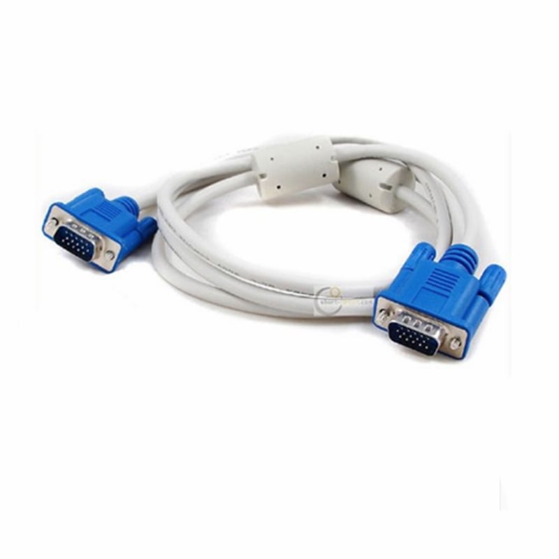 Cáp VGA 1.5 mét đến 30m màu trắng, loại thường, cáp VGA phụ kiện điện tử - Phụ Kiện Điện Tử Việt Nam cap vga 1-30 met loại thuong