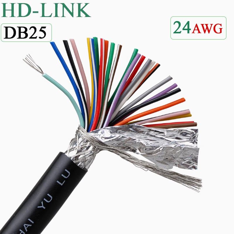 Dây cáp hàn RS232 DB25 24AWG ( 1 Mét ) - Phụ Kiện Điện Tử Việt Nam Dây cáp hàn RS232 DB25 24AWG ( 1 Mét ) - Phụ Kiện Điện Tử Việt Nam