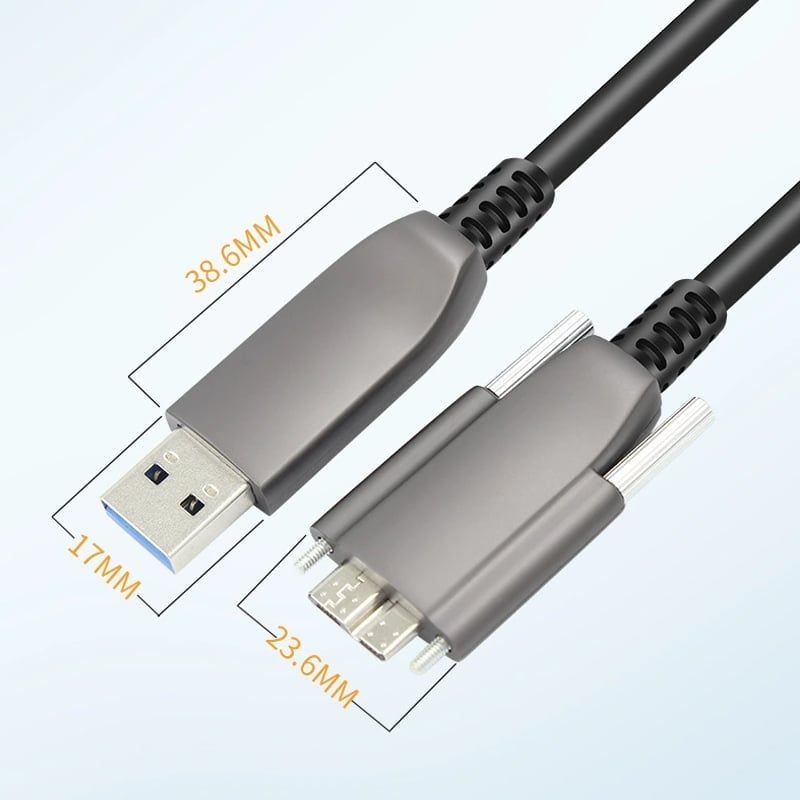 Dây cáp Micro USB 3.1 Sợi quang dùng cho Camera công nghiệp dài 8m, 10M, 15m, 20m, 25m, 30m - Phụ Kiện Điện Tử Việt Nam Dây cáp Micro USB 3.1 Sợi quang dùng cho Camera công nghiệp dài 8m, 10M, 15m, 20m, 25m, 30m - Phụ Kiện Điện Tử Việt Nam