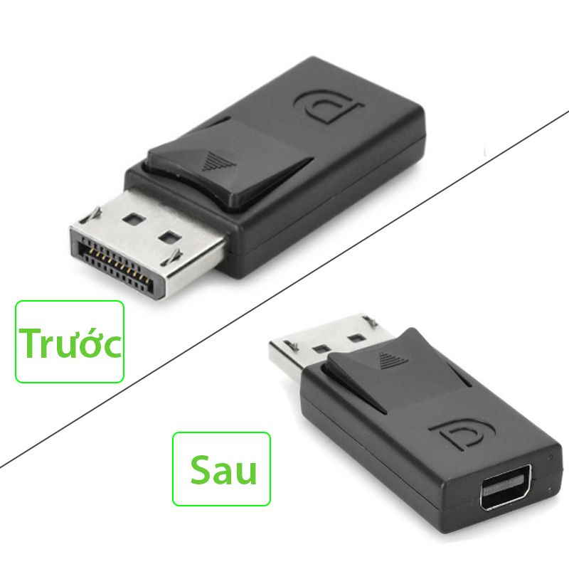 Displayport Male to Mini Displayport Female - Phụ Kiện Điện Tử Việt Nam dau chuyen display sang mini display