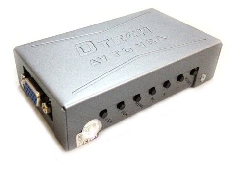 Bộ chuyển đổi BNC AV S-video sang VGA Dtech DT 7003 - Phụ Kiện Điện Tử Việt Nam