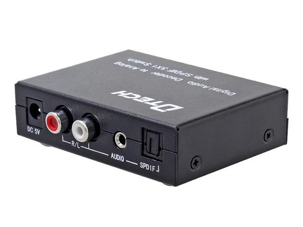 Bộ chuyển đổi quang sang RCA Audio optical switch 3x1 Dtech DT-6526 - Phụ Kiện Điện Tử Việt Nam