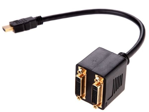 Cáp chia HDMI Male to 2 x DVI-I Female, Cáp chia HDMI phụ kiện điện tử - Phụ Kiện Điện Tử Việt Nam Cáp chia HDMI Male to 2 x DVI-I Female, Cáp chia HDMI phụ kiện điện tử - Phụ Kiện Điện Tử Việt Nam