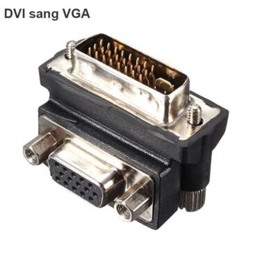Đầu chuyển đổi DVI-I 24+5 sang VGA bẻ góc 90 độ - Phụ Kiện Điện Tử Việt Nam