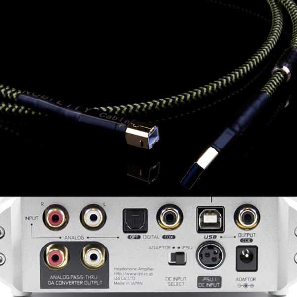 Cáp Audio USB DAC lõi đồng tinh khiết 6N OCC Nobility Eagle E-280US 1 mét - Phụ Kiện Điện Tử Việt Nam day usb dac dong 6n occ