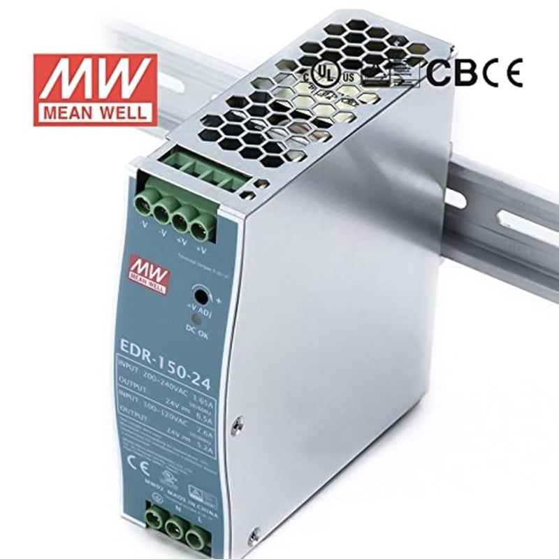 Nguồn DIN RAIL nguồn công nghiệp 24V-6.5A 150W Meanwell EDR-150-24 - Phụ Kiện Điện Tử Việt Nam nguon edr-150-24
