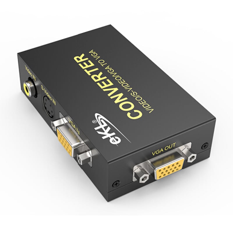 Bộ chuyển đổi AV S-video sang VGA 1080P EKL-1802 - Phụ Kiện Điện Tử Việt Nam ekl-1082