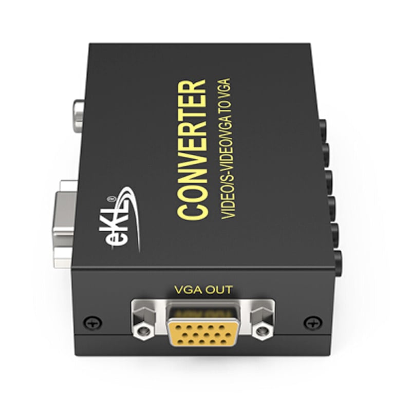 Bộ chuyển đổi AV S-video sang VGA 1080P EKL-1802 - Phụ Kiện Điện Tử Việt Nam ekl-1082