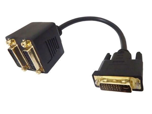 Cáp chia DVI-I Male to 2 x DVI-I Female, Cáp DVI phụ kiện điện tử - Phụ Kiện Điện Tử Việt Nam Cáp chia DVI-I Male to 2 x DVI-I Female, Cáp DVI phụ kiện điện tử - Phụ Kiện Điện Tử Việt Nam