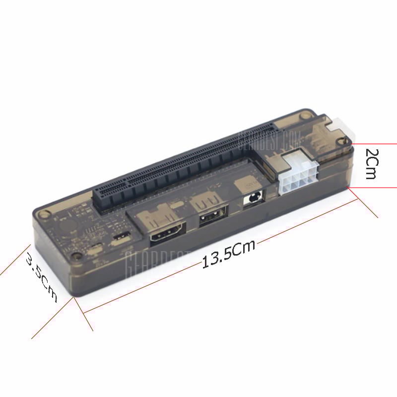 PCMCIA Express 34/54 ra PCI-Express 16X | Mở rộng và sử dụng các card PCI-E dành cho PC bên ngoài Laptop - Phụ Kiện Điện Tử Việt Nam