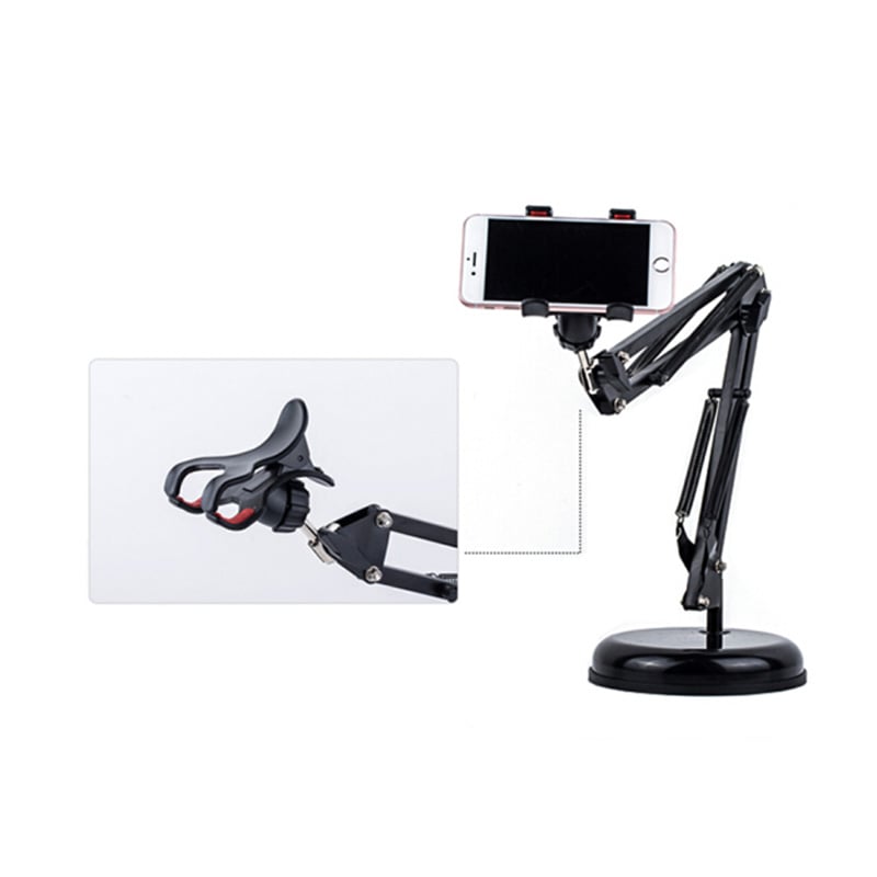 Giá đỡ và kẹp Điện thoại Smartphone để bàn xem phim live stream loại đơn và đôi - Phụ Kiện Điện Tử Việt Nam gia kep dien thoai may tinh bang de ban và kep canh ban