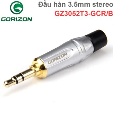 Đầu hàn giắc cắm audio 3.5mm stereo 3 nấc 5mm Gorizon GZ3502T3-GCR/B - Phụ Kiện Điện Tử Việt Nam