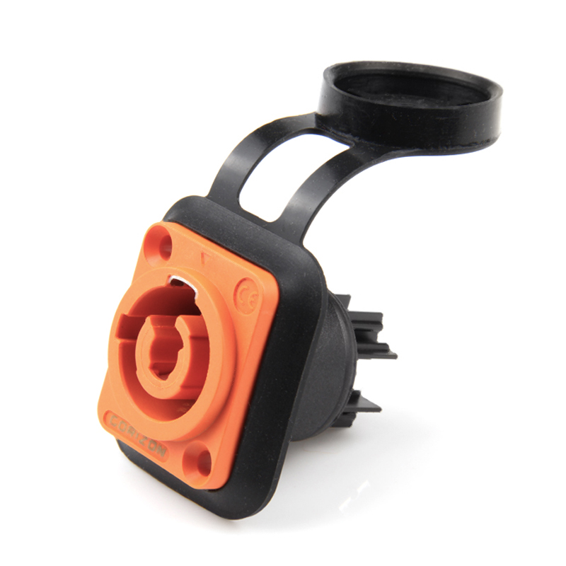 Ổ cắm điện 3 chân AC cho màn hình LED ngoài trời IP65 Gorizon GZ711F - Phụ Kiện Điện Tử Việt Nam o cam dien ngoai troi gorizon gz711f