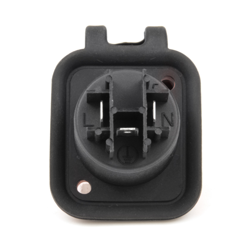 Ổ cắm điện 3 chân AC cho màn hình LED ngoài trời IP65 Gorizon GZ711F - Phụ Kiện Điện Tử Việt Nam o cam dien ngoai troi gorizon gz711f