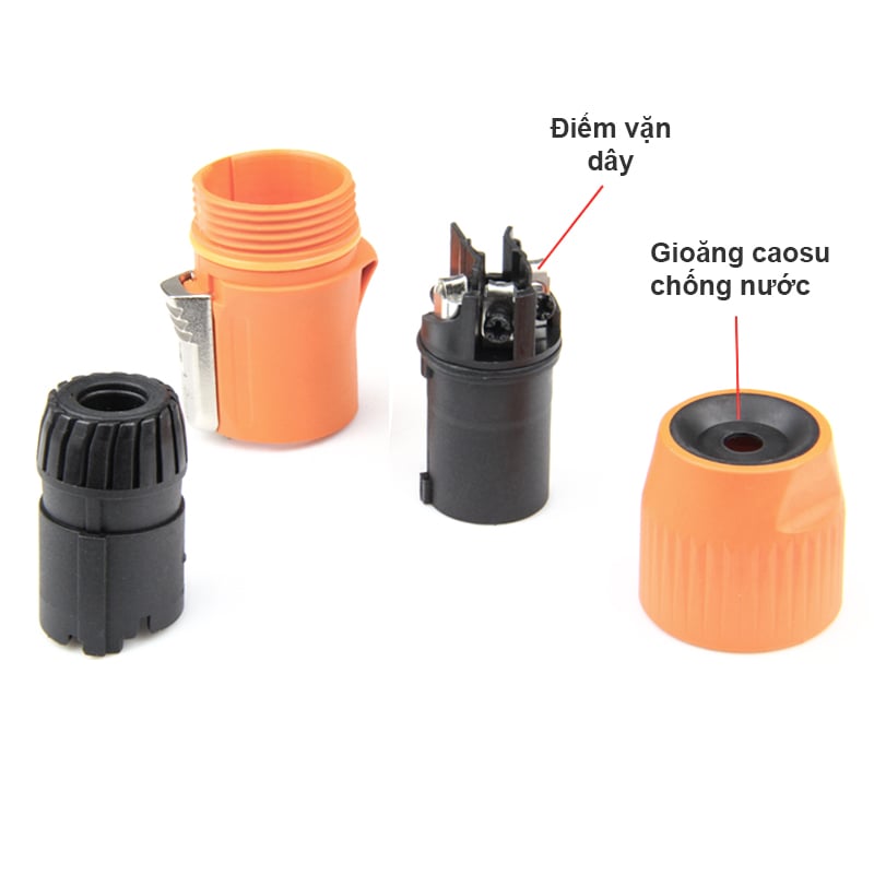 phich cam dien ngoai troi 3pin av ip65