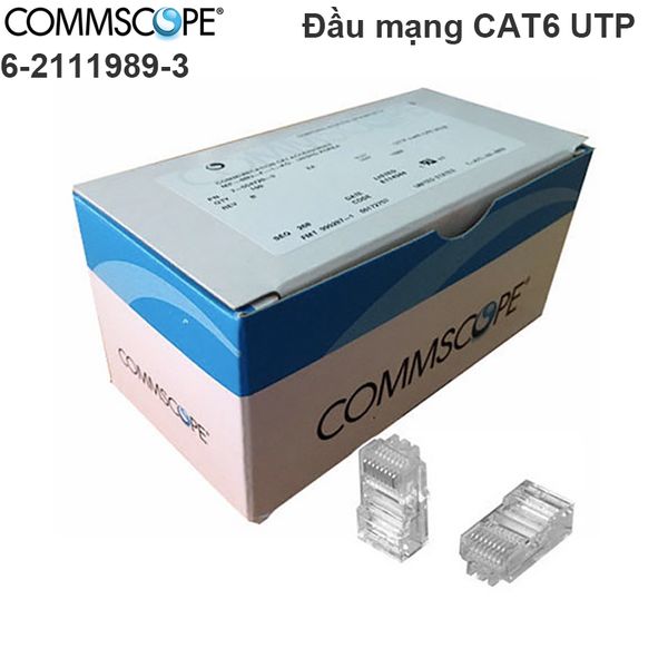 Đầu mạng CAT6 UTP Commscope chính hãng - Phụ Kiện Điện Tử Việt Nam dau mang cat6 commscope