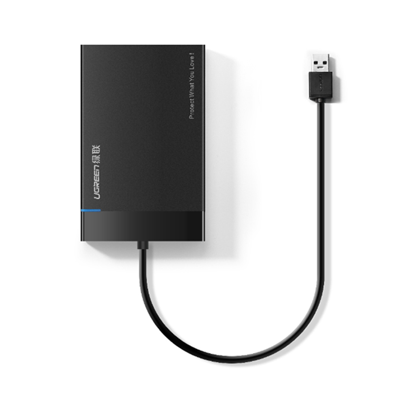 HDD box SATA 2.5 inches USB 3.0 UGREEN 30847 cáp USB 3.0 liền - Phụ Kiện Điện Tử Việt Nam hdd box 2.5 inches SATA USB 3.0 UGREEN 30847