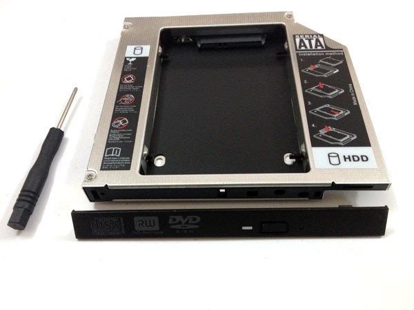 Second HDD Caddy Bay- Lắp ổ cứng thứ 2 cho laptop qua khay CD- Loại dầy 129mm*128mm*12.7mm - Phụ Kiện Điện Tử Việt Nam Second HDD Caddy Bay- Lắp ổ cứng thứ 2 cho laptop qua khay CD- Loại dầy 129mm*128mm*12.7mm - Phụ Kiện Điện Tử Việt Nam